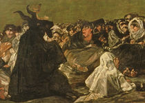 The Witches' Sabbath or The Great He-goat by Francisco Jose de Goya y Lucientes
