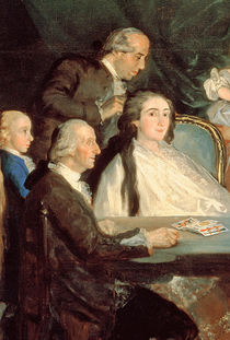 The Family of the Infante Don Luis de Borbon by Francisco Jose de Goya y Lucientes