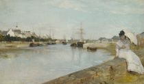 The Harbour at Lorient, 1869 by Berthe Morisot