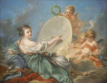 Allegory of Painting, 1765 von Francois Boucher