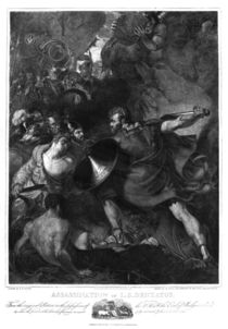 The Assassination of L. S. Dentatus von Benjamin Robert Haydon