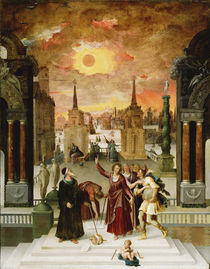 Dionysius the Areopagite Converting the Pagan Philosophers von Antoine Caron