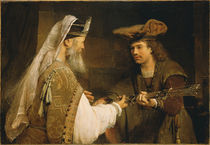 Ahimelech giving the sword of Goliath to David von Aert de Gelder