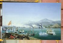 The Battle of Navarino, 20 October 1827 by Ambroise-Louis Garneray