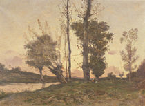 Landscape with a Stream by Henri-Joseph Harpignies
