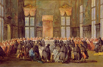 The Doge at the Feast for the Opening of the Carnival of Venice von Francesco Guardi