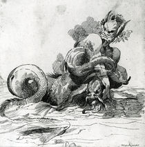 Illustration of a Sea Monster von John Hamilton Mortimer