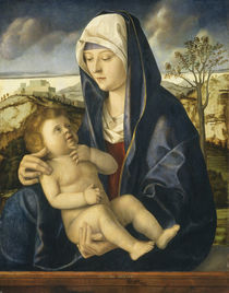 Madonna and Child in a Landscape von Giovanni Bellini