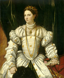 Portrait of a Lady in White von Moretto da Brescia