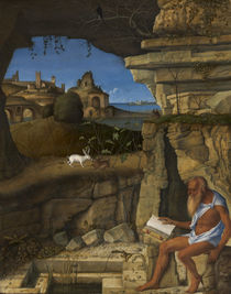 Saint Jerome Reading, 1505 von Giovanni Bellini