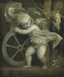 Cupid with the Wheel of Fortune von Titian