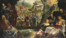 The Worship of the Golden Calf by Jacopo Robusti Tintoretto