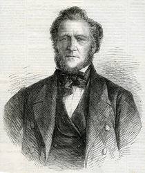 Portrait of Brigham Young, 1861 by English School