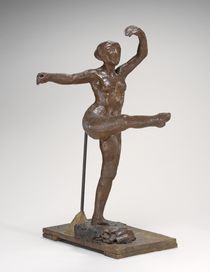 Fourth Position Front, on the Left Leg by Edgar Degas