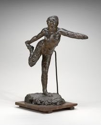 Dancer Holding Her Right Foot in Her Right Hand von Edgar Degas
