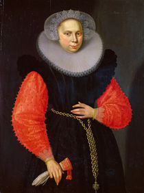 Portrait of a Woman, 1600 von Dutch School