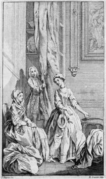 Illustration for 'Pamela', by Samuel Richardson, 1742 von Hubert Francois Gravelot