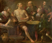 Phocion refusing the gifts of Alexander by Giovacchino Assereto