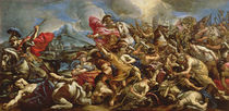 Joshua stopping the sun to defeat the Amalekites von Giovanni Battista Benaschi