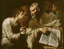 Christ Disputing with the Doctors von Master of the Annunciation to the Shepherds