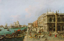 View of the Molo in front of Palazzo della Zecca by Michele Marieschi
