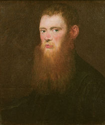Portrait of a bearded man, thought to be Lorenzo Soranzo von Jacopo Robusti Tintoretto