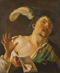 A Singer by Theodore van, called Dirk Baburen
