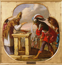 The Meeting of Abraham and Melchizedek by Laurent de La Hire or La Hyre
