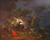 Peasants Surprised by a Storm von Philip James de Loutherbourg
