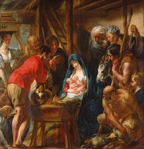 Adoration of the Shepherds von Jacob Jordaens