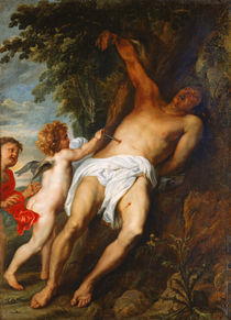 Saint Sebastian Rescued by Angels von Anthony van Dyck