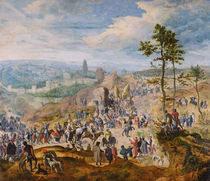 On the Road to Calvary by Flemish School