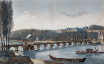 View of the Chateau and the Bridge of Saint-Cloud von Henri Courvoisier-Voisin
