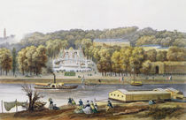 Palace and Park of Saint-Cloud by Isodore Laurent Deroy