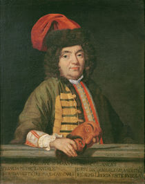 Portrait of Philippe Emmanuel de Coulanges dressed for carnival von Italian School