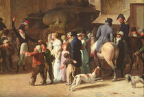 The Conscripts of 1807 Marching Past the Gate of Saint-Denis von Louis Leopold Boilly