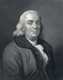 Benjamin Franklin, 19th Century von English School
