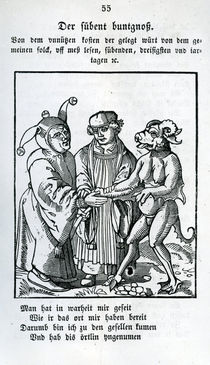 Minister, Fool and Devil from Das Kloster vol. 10 by German School