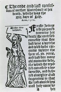 Mother Waterhouse , pamphlet by English School