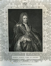 Portrait of Robert Harley, first Earl of Oxford by English School