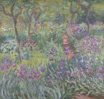 The Artist’s Garden in Giverny von Claude Monet