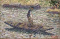 A Fisherman, c.1884 by Georges Pierre Seurat