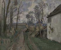 A Village Road near Auvers von Paul Cezanne