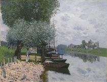 The Seine at Bougival, 1872 by Alfred Sisley