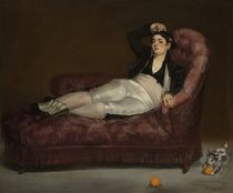 Reclining Young Woman in Spanish Costume by Edouard Manet