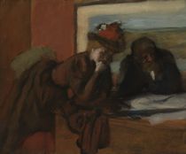 The Conversation, 1885-95 von Edgar Degas