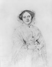 Portrait of Madame Ingres, 1852 by Jean Auguste Dominique Ingres