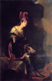 Princess Zinaida Volkonskaya in Tancred Dress von Fyodor Bruni