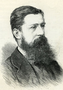 Alfred Pizzey Newton from the 'Illustrated London news' 1883 by English School