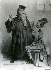 Robert-Macaire Avocat, 1836 von Honore Daumier